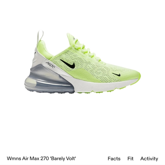Nike Air Max 270 Barely Volt Green Yellow - Picture 2 of 9